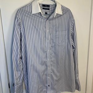 Hart Schaffer Marx Pima Cotton Mens button down shirt
